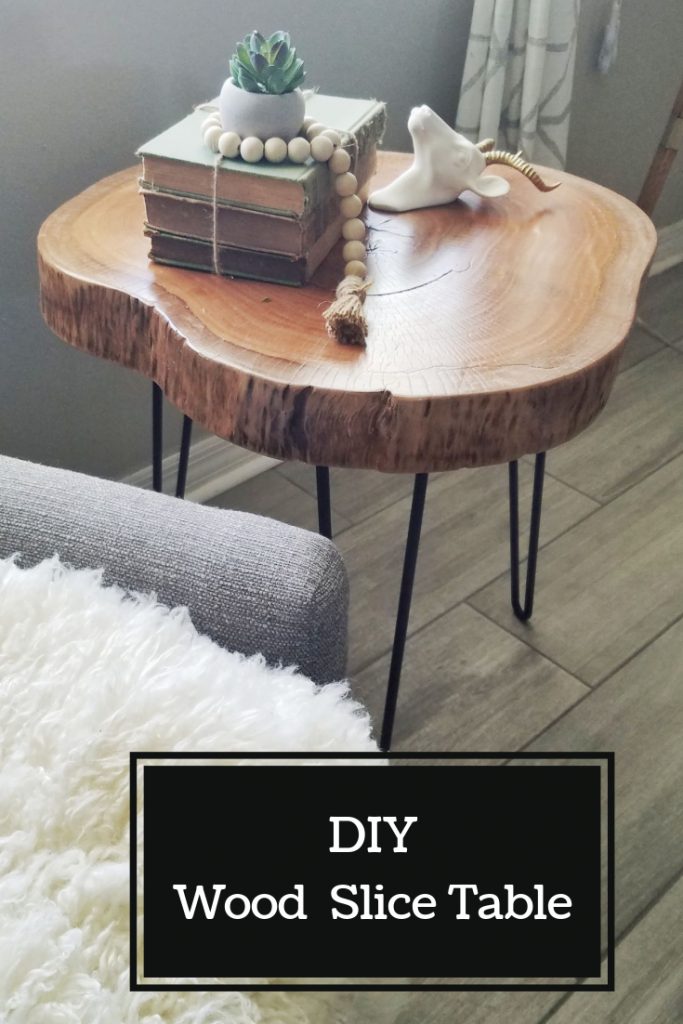 DIY Wood Slice Table