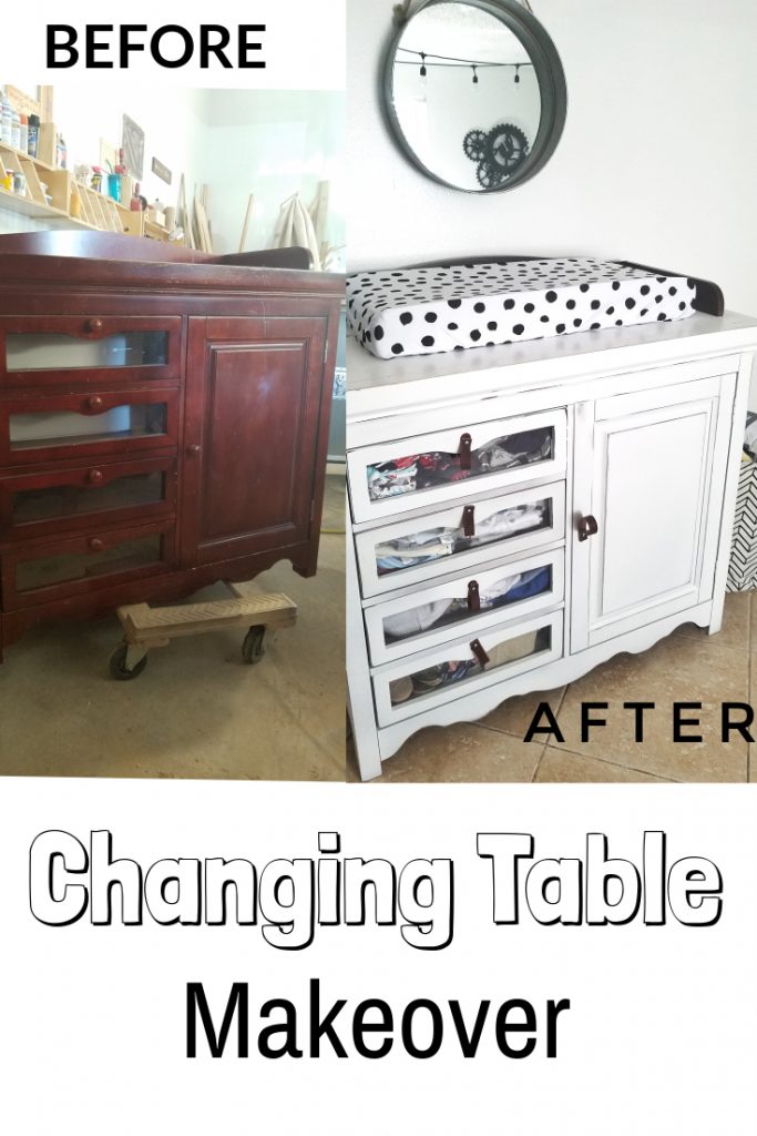 Rustic changing clearance table