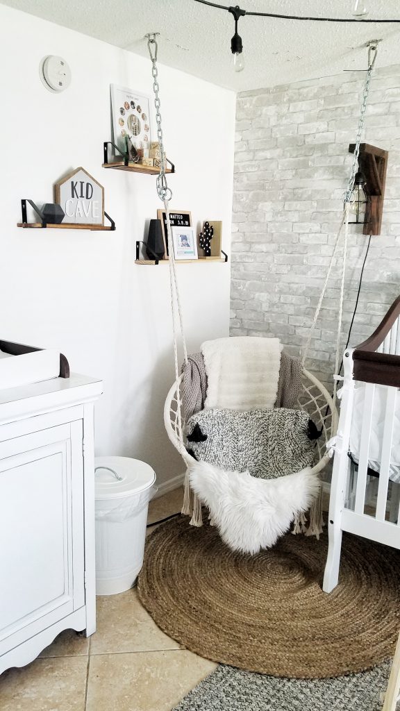 modern rustic industrial nursery