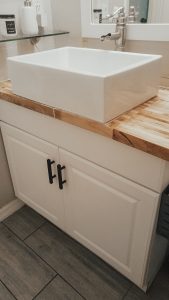 Modern Rustic Bathroom Vanity