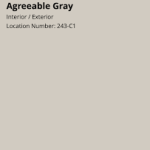 Paint color by Sherwin Williams Agreeable Gray