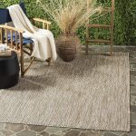 Natural beige outdoor rug