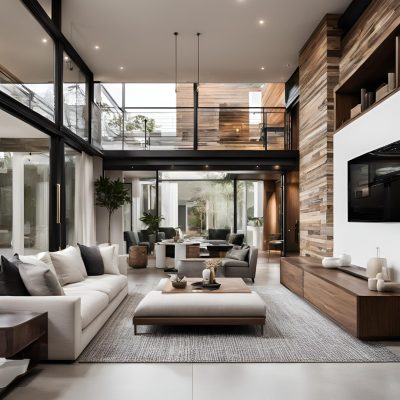 Interior modern living room